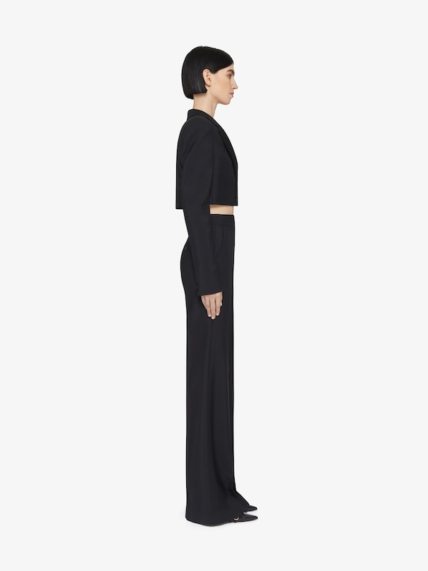 Givenchy Flare tailored pants in wool and mohair Ventas relámpago