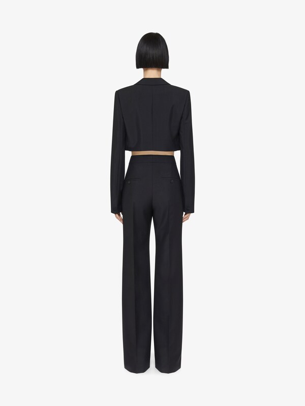 Givenchy Flare tailored pants in wool and mohair Ventas relámpago