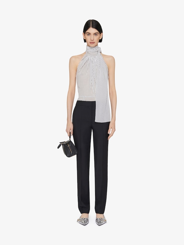 Givenchy Slim fit tailored pants in wool and mohair