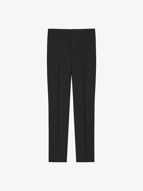 Givenchy Slim fit tailored pants in wool and mohair Descuento