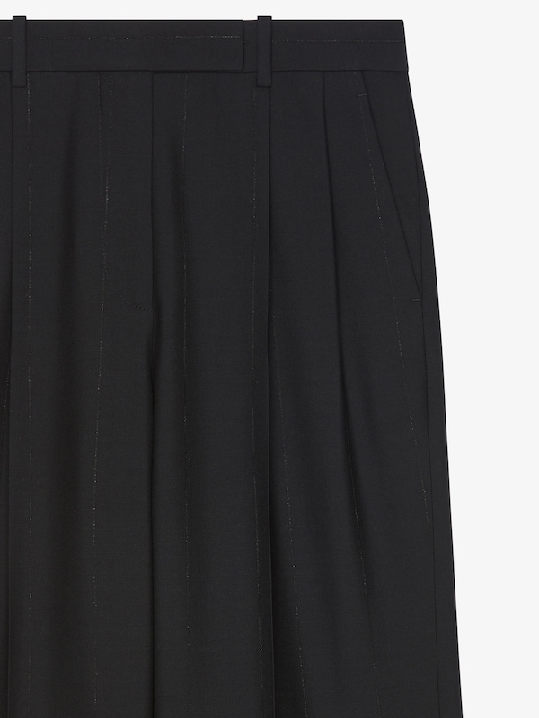 Givenchy Tailored pants in wool with lurex stripes Mejor oferta