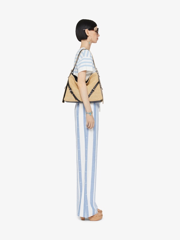Givenchy Pants in cotton and linen with 4G stripes Oferta especial