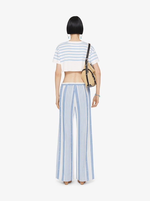 Givenchy Pants in cotton and linen with 4G stripes Oferta especial