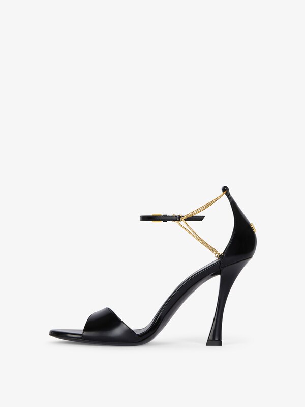 Givenchy 4G Liquid heeled sandals in leather Precio de fábrica
