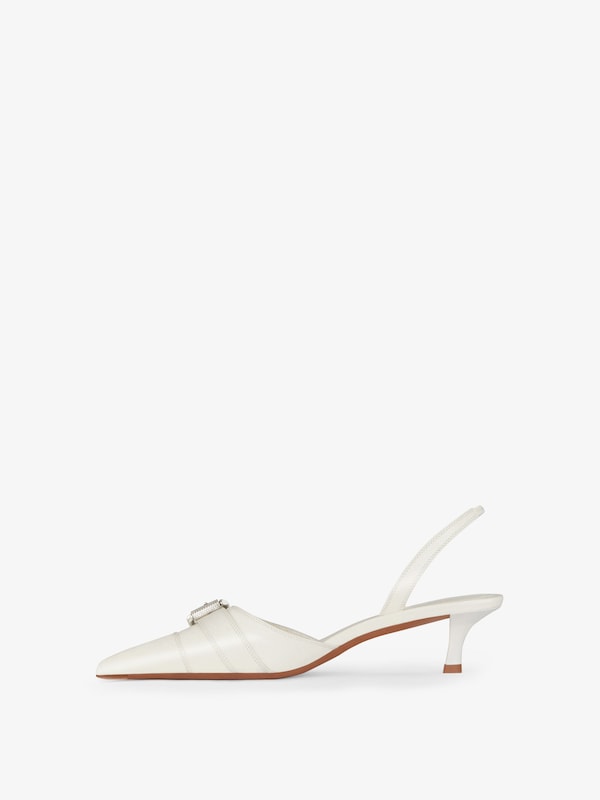 Givenchy Voyou slingbacks in grained leather Solo queda un día