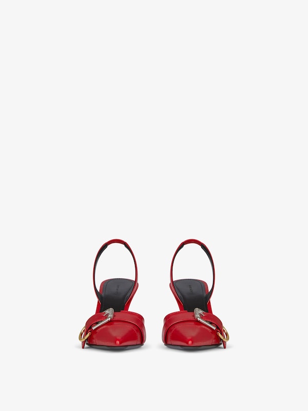 Givenchy Voyou slingbacks in leather Superdescuento