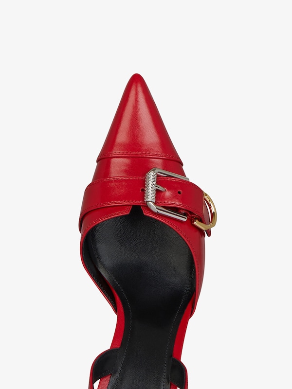 Givenchy Voyou slingbacks in leather Superdescuento