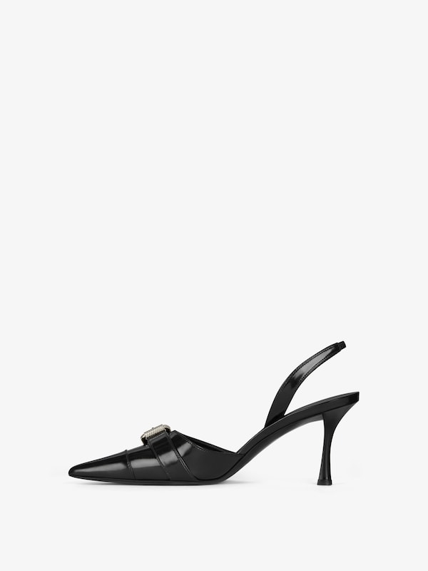 Givenchy Voyou slingbacks in leather Liquidación