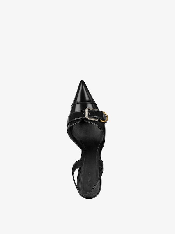 Givenchy Voyou slingbacks in leather Liquidación