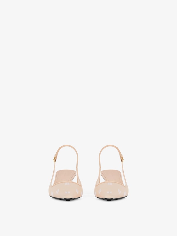 Givenchy G Cube slingbacks in 4G mesh En oferta