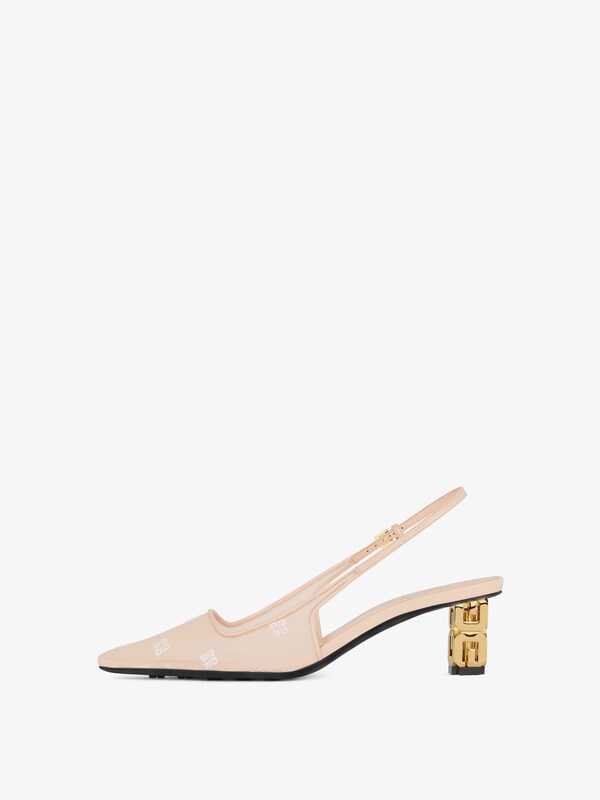 Givenchy G Cube slingbacks in 4G mesh En oferta