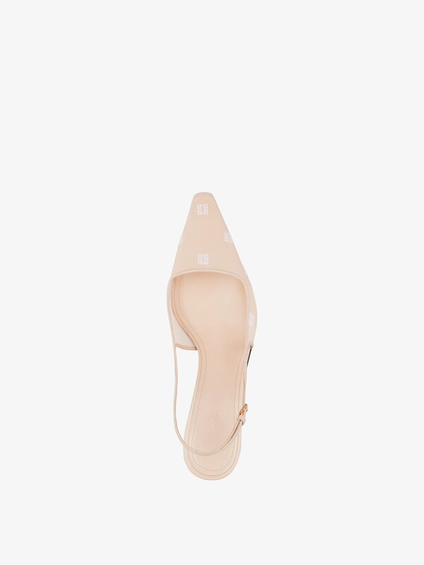 Givenchy G Cube slingbacks in 4G mesh En oferta