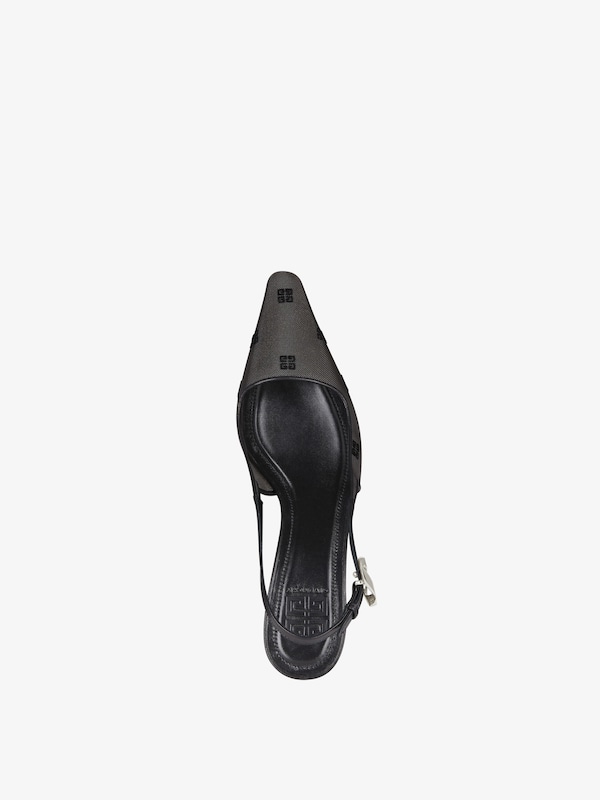 Givenchy G Cube slingbacks in 4G mesh Libre de impuestos