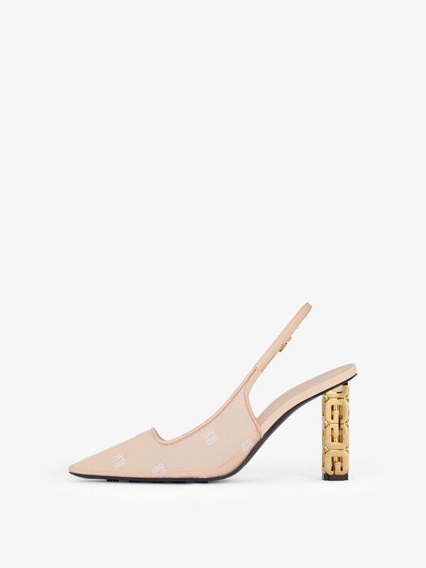 Givenchy G Cube slingbacks in 4G mesh Descuentos del mes