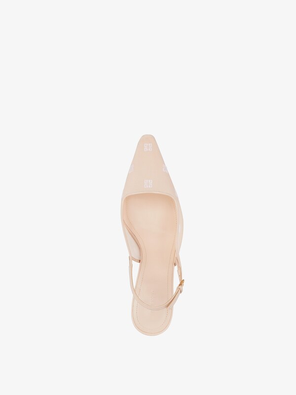 Givenchy G Cube slingbacks in 4G mesh Descuentos del mes