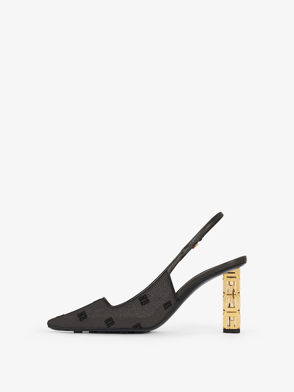Givenchy G Cube slingbacks in 4G mesh Oferta exclusiva