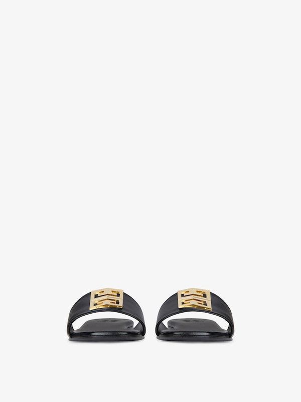 Givenchy 4G flat mules in leather Rebajas