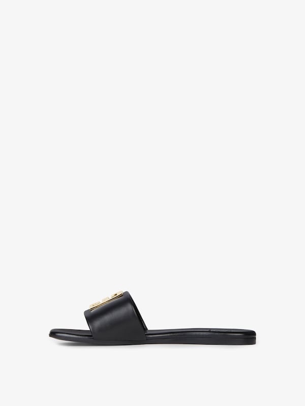 Givenchy 4G flat mules in leather Rebajas