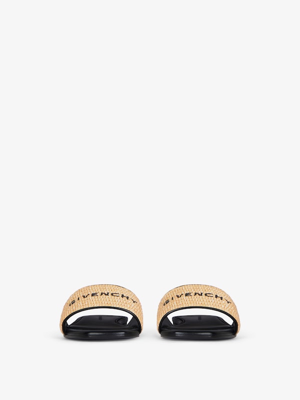 Givenchy 4G flat mules in raffia Gran oferta