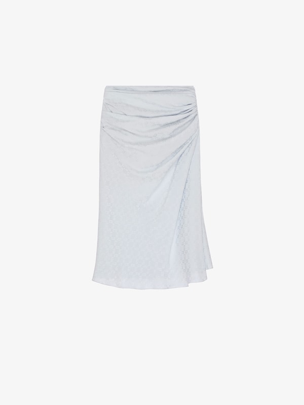 Givenchy Draped skirt in monogram 72 jacquard Oferta especial de fábrica