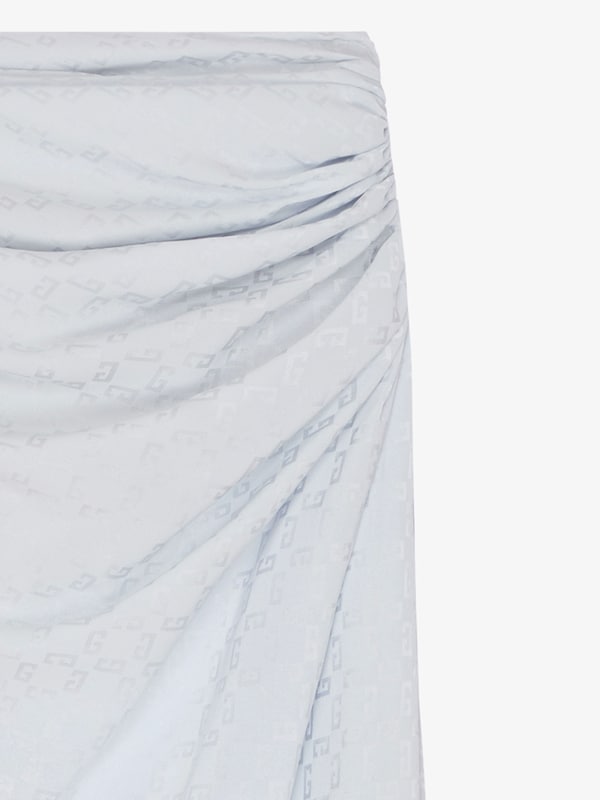 Givenchy Draped skirt in monogram 72 jacquard Oferta especial de fábrica