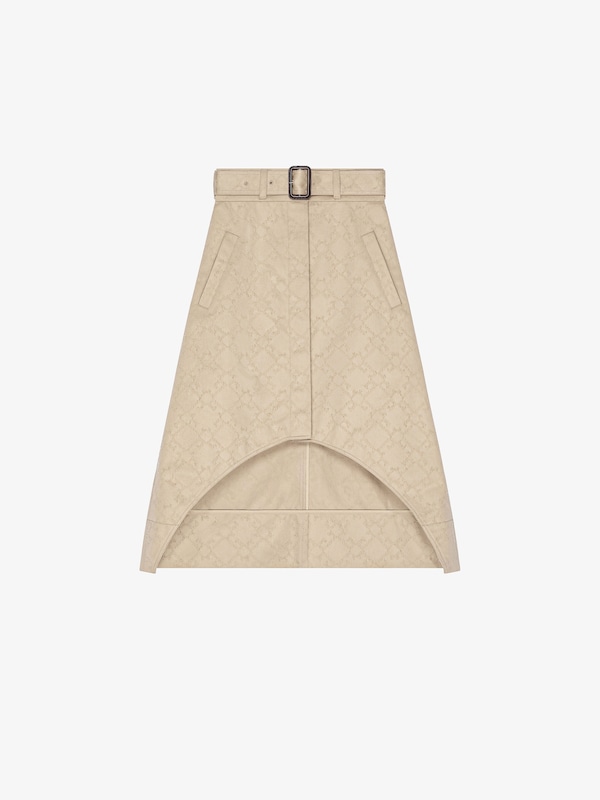 Givenchy Asymmetric skirt in monogram 72 cotton Promoción trimestral