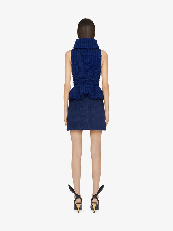 Givenchy Mini skirt in bouclette alpaca wool Tienda de fábrica