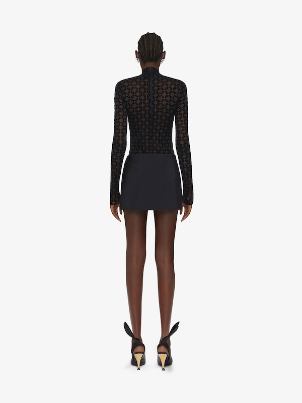 Givenchy Mini skirt in cotton blend with draped detail Precios de Black Friday