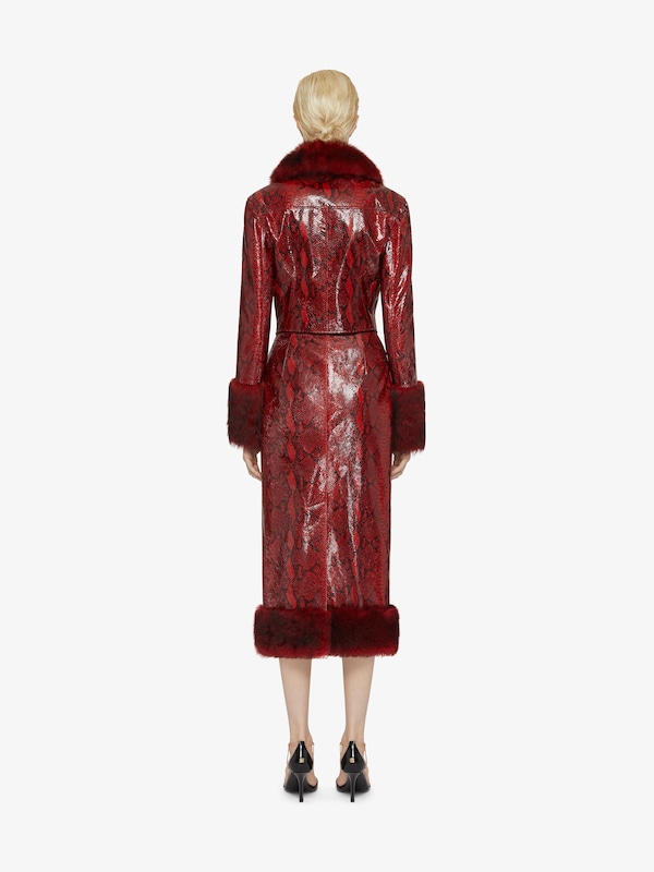 Givenchy Skirt in python print leather and fur Oferta exclusiva