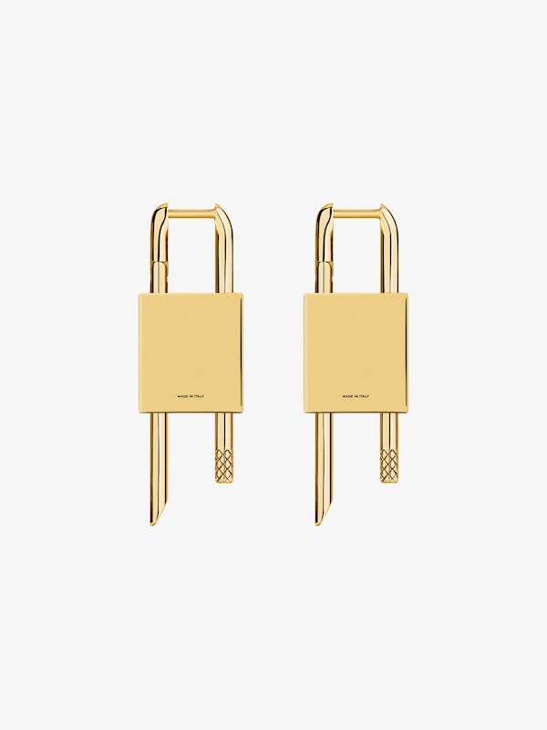 Givenchy Lock earrings in metal Ofertas de temporada