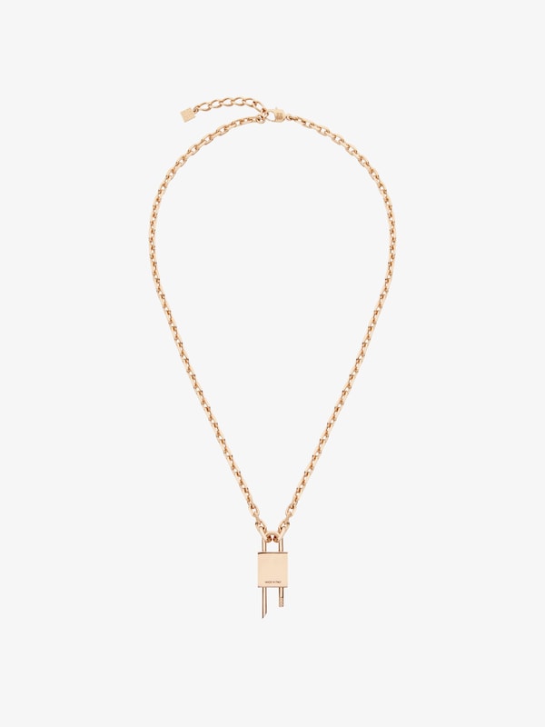 Givenchy Lock necklace in metal Ofertas especiales