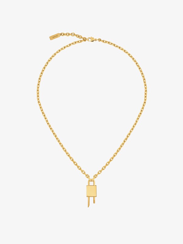 Givenchy Mini Lock necklace in metal 2025