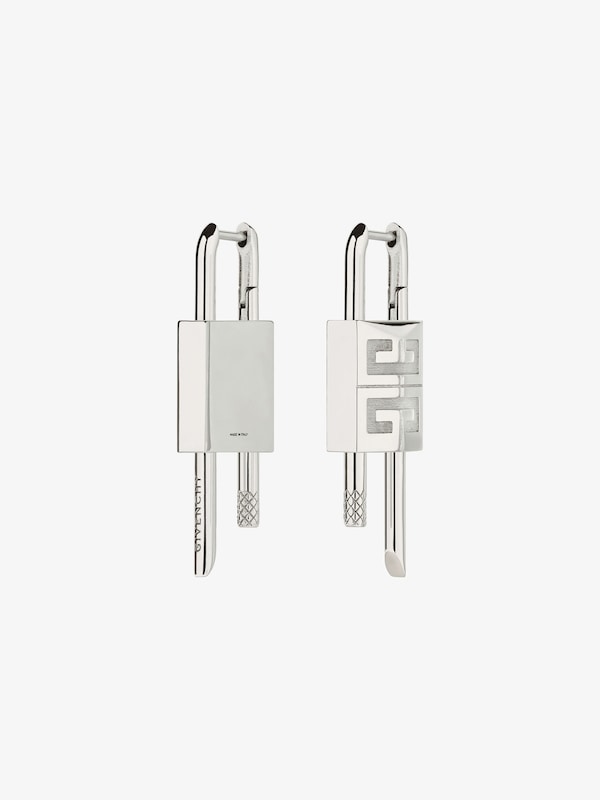 Givenchy Lock earrings in metal En línea