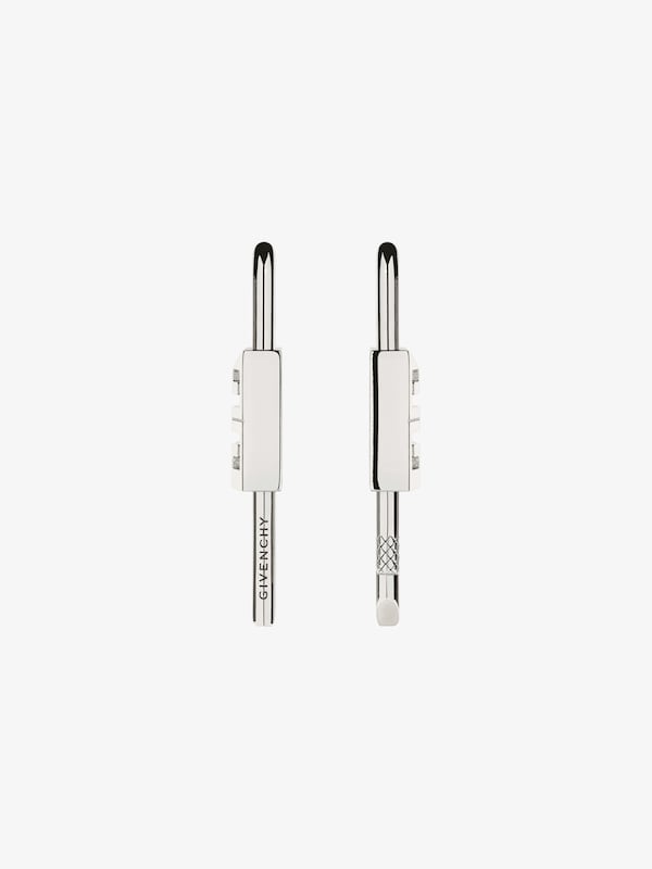 Givenchy Lock earrings in metal En línea