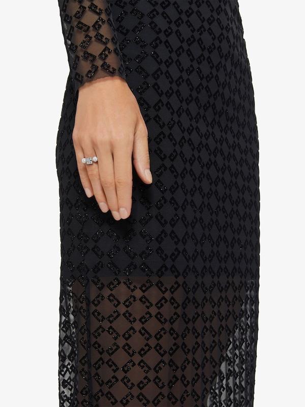 Givenchy 4G ring in metal with crystals Venta caliente