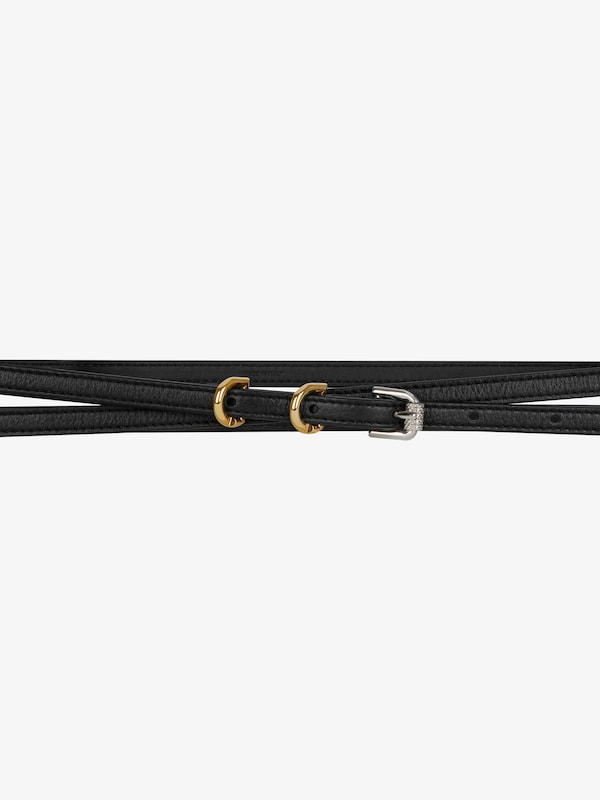 Givenchy Voyou double wrap belt in leather Ventas relámpago