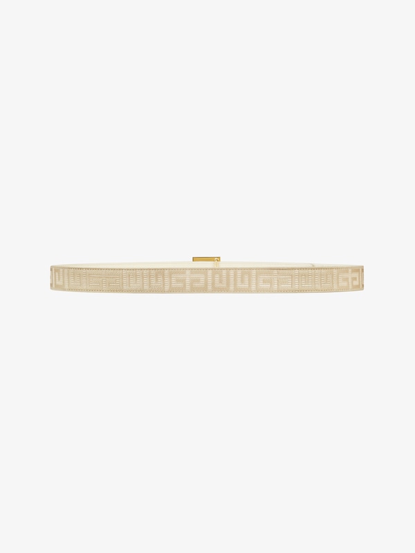 Givenchy 4G reversible belt in coated canvas Tienda