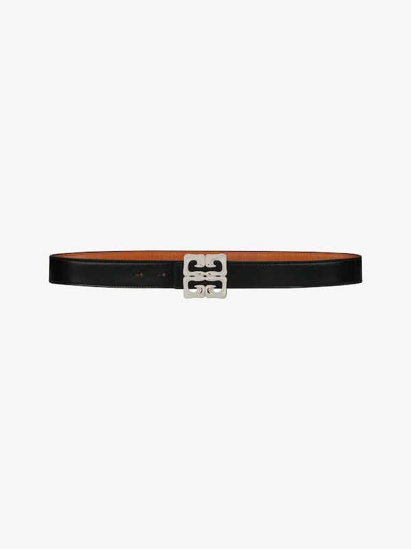 Givenchy 4G reversible belt in shiny leather Mejor oferta