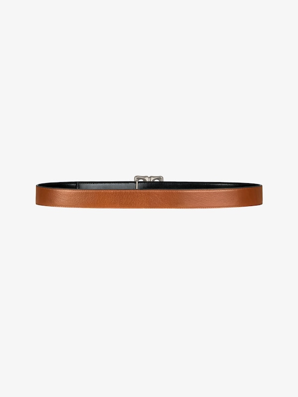 Givenchy 4G reversible belt in shiny leather Mejor oferta