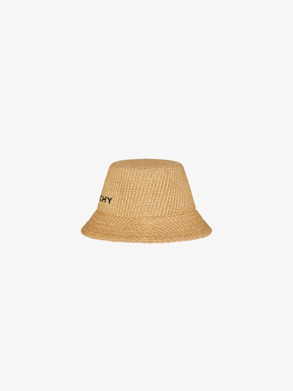 Givenchy GIVENCHY bucket hat in raffia Envío gratis