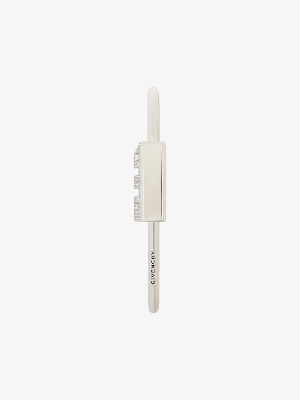 Givenchy 4G Padlock in metal with strass Liquidación