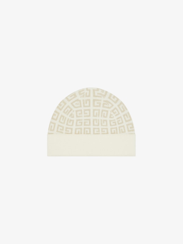Givenchy 4G double sided beanie in wool and cashmere