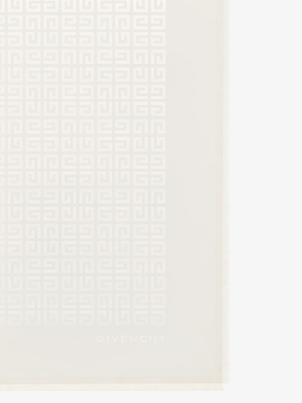 Givenchy 4G shawl in silk and wool with lurex Libre de impuestos
