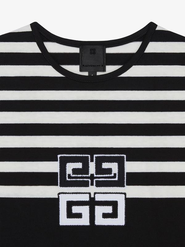 Givenchy 4G striped t-shirt in cotton Rebajas online