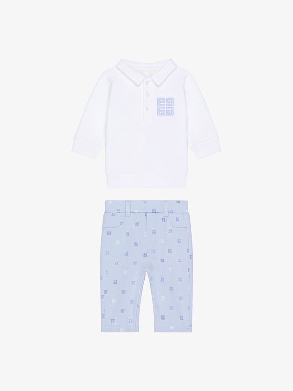 Givenchy 4G sweatshirt and pants in fleece and cotton gift set Precio de fábrica