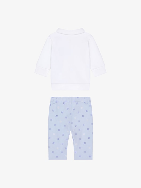 Givenchy 4G sweatshirt and pants in fleece and cotton gift set Precio de fábrica