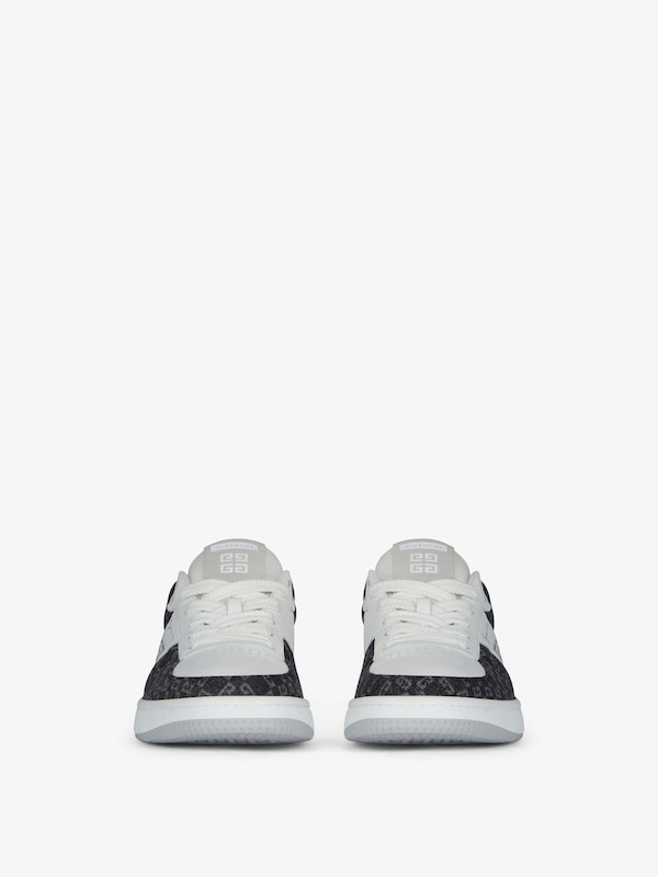 Givenchy G Move sneakers in leather and monogram 72 denim Oferta exclusiva