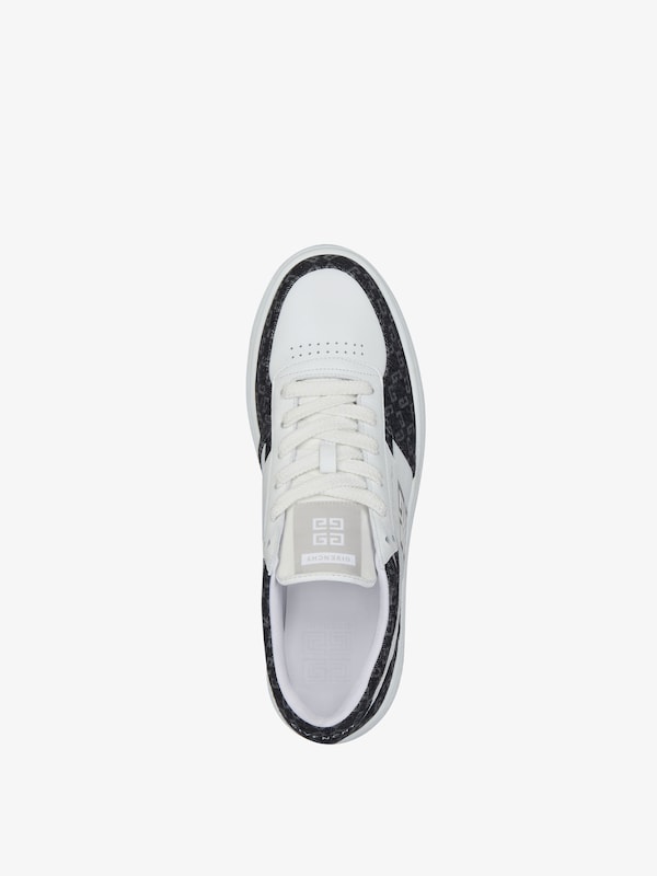 Givenchy G Move sneakers in leather and monogram 72 denim Oferta exclusiva
