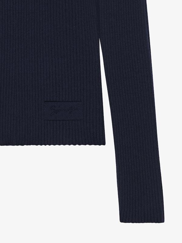 Givenchy Slim fit sweater in cashmere with laces Descuento por venta flash
