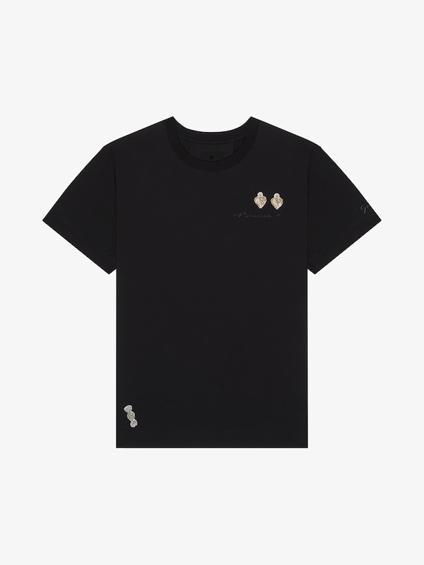 Givenchy T-shirt in cotton with patches Grandes ahorros